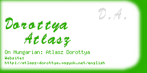 dorottya atlasz business card